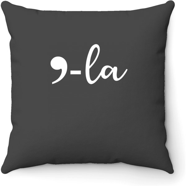 Comma-La Throw Pillows, Kamala Harris Throw Pillows, Biden Harris 2024, Kamala For The People, Vice President-image