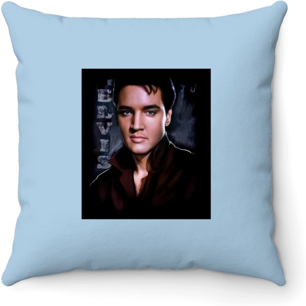 Elvis Presley Tough Adult Throw Pillow-image