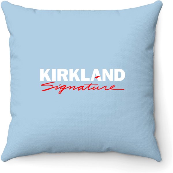 Kirkland Costco's Kirkland Kitchen Aprons, Costco Hot Dog & Soda Combo With Quote Kitchen Aprons, Costco Hot Dog Lover Gift Kitchen Aprons Throw Pillows-image