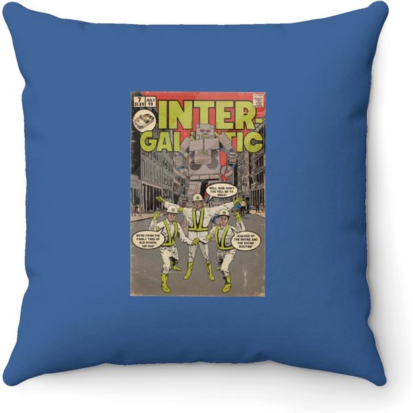 Beastie Boys Intergalactic Planetary Throw Pillows Vintage Unisex Throw Pillows-image