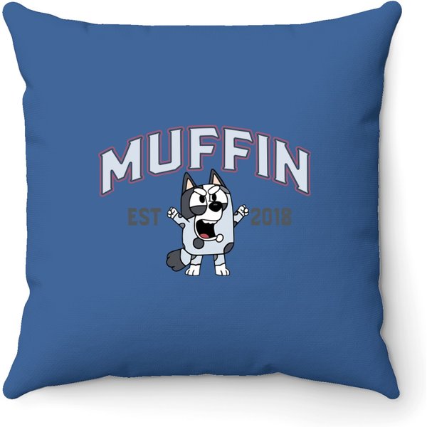 Throw Pillows With Muffin Cupcake Heeler Design-image