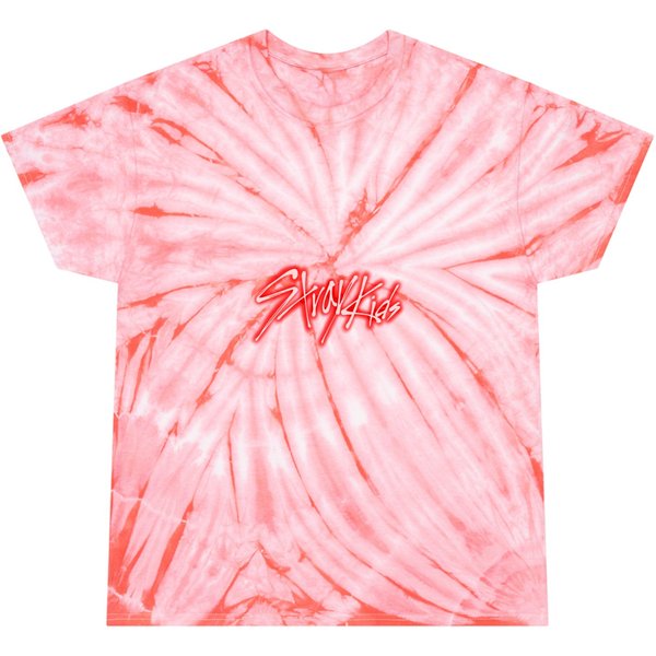 Stray Kids Red Neon Tie Dye T-Shirts-image