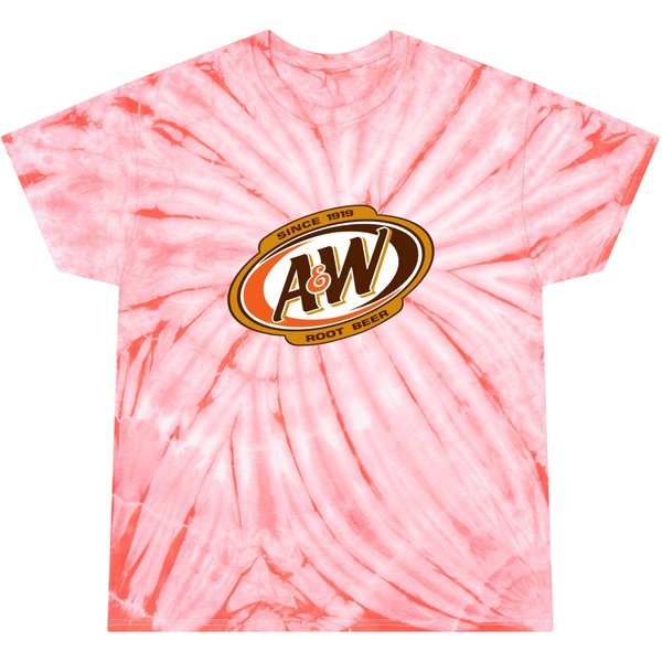 A&W Root Beer Restaurant Logo Tie Dye T-Shirts-image