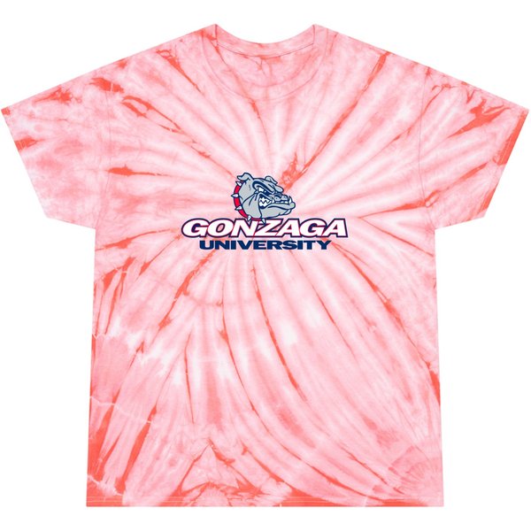 Gonzaga Bulldogs-Logo Tie Dye T-Shirts-image