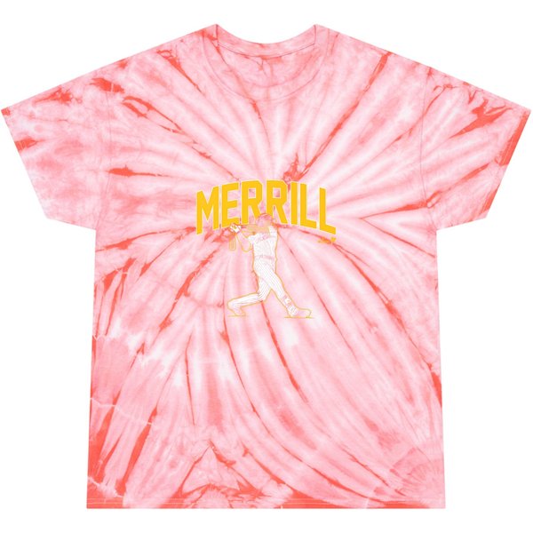 Jackson Merrill Slugger Swing San Diego Baseball Tie Dye T-Shirts-image