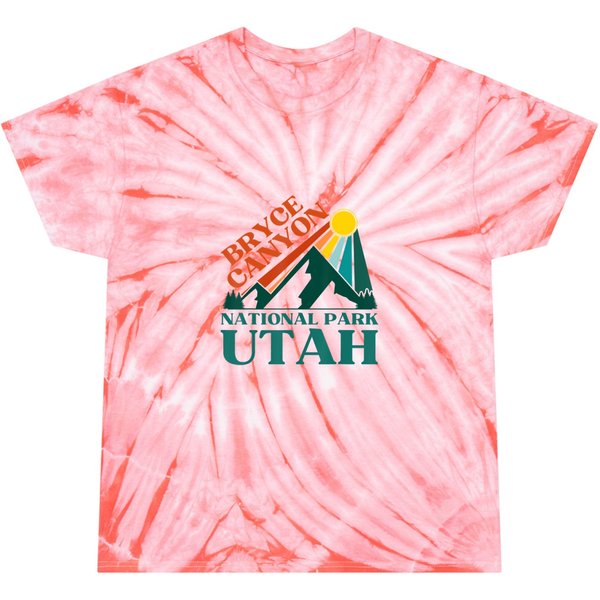Bryce Canyon National Park Utah Hike Outdoors Vintage Tie Dye T-Shirts-image
