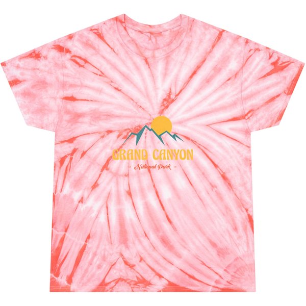 Us Adventure Vintage Grand Canyon National Park Souvenirs Tie Dye T-Shirts-image