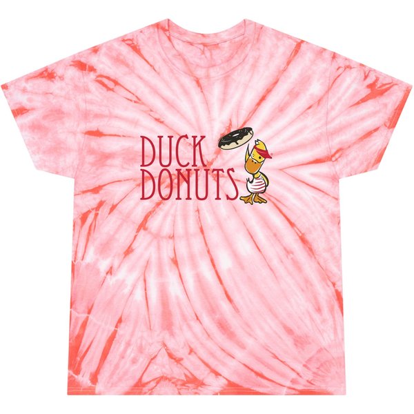 Duck Donuts Restaurant Elegant Tie Dye T-Shirts-image
