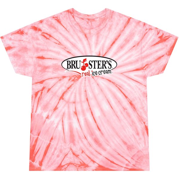 Bruster's Real Ice Cream Food Logo Chain Restaurant Tie Dye T-Shirts-image