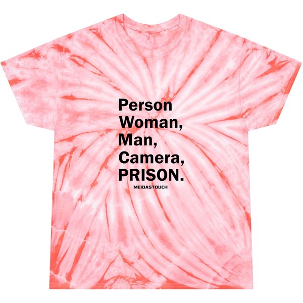 Person Woman Man Camera Prison Meidastouch Tie Dye T Shirts-image