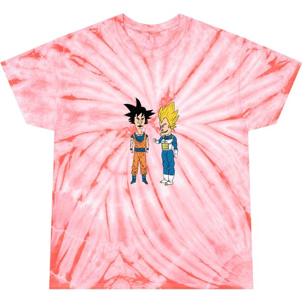 Beavis And Butthead X Dragon Ball Vegeta Tie Dye T Shirts-image