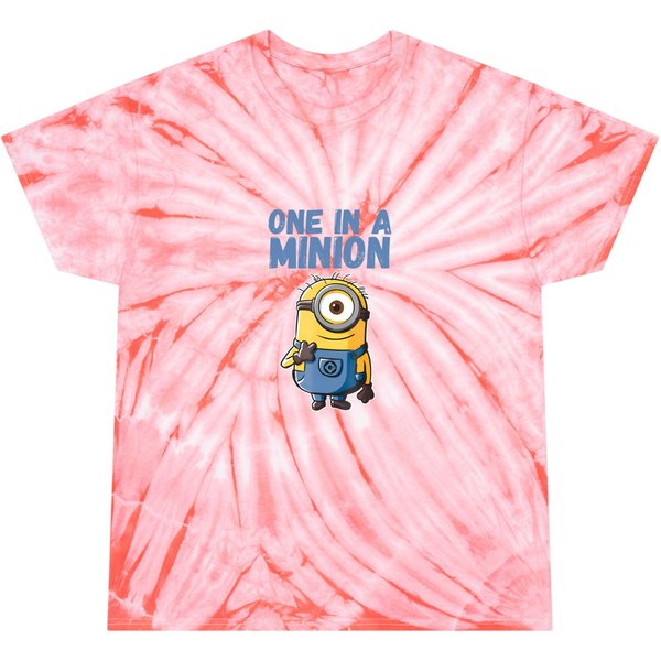 Despicable Me Minions Stuart One In A Minion Graphic Tie Dye T Shirts-image