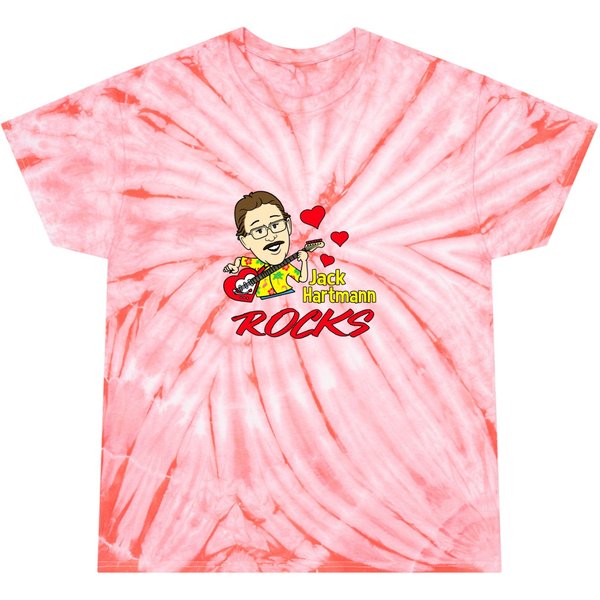 Jack Hartmann Rocks Short Sleeve Gift Tie Dye T Shirts-image