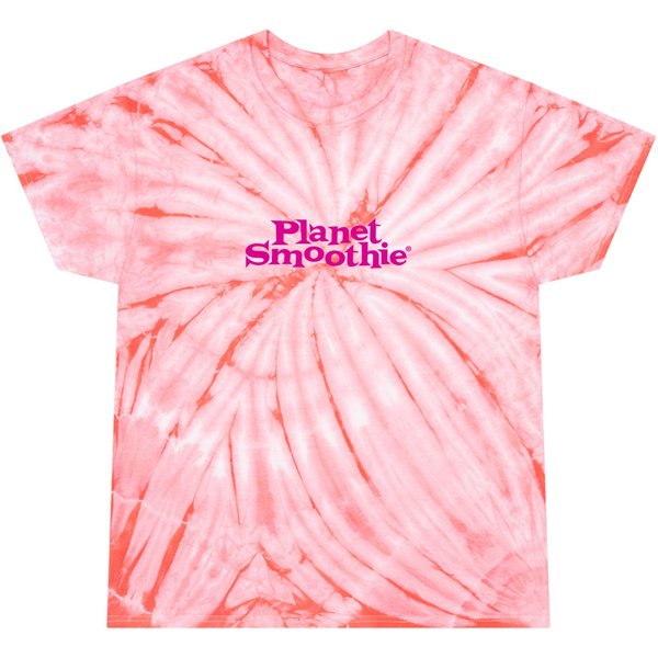 Planet Smoothie Logo Tie Dye T Shirts Restaurant Tie Dye T Shirts-image