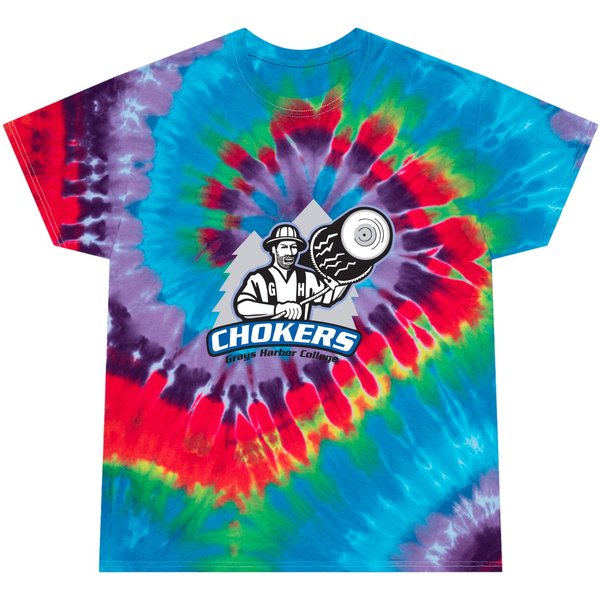 College Of Grays Harbor College Chokers Tie Dye T Shirts-image