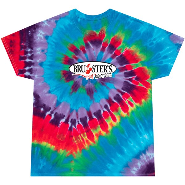 Bruster's Food Logo Restaurant Chain Tie Dye T Shirts-image