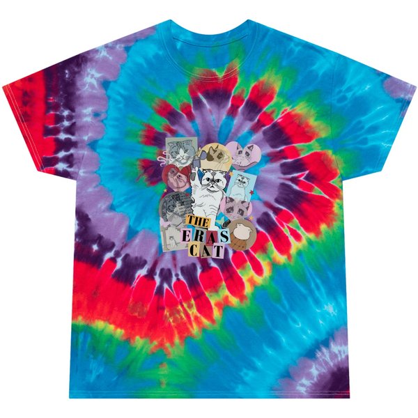 Karma Is A Cat Tie Dye T-Shirt-image