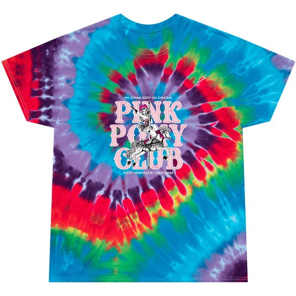Pink Pony Club Unisex Jersey Short Sleeve Tie Dye T Shirts, Chappell Roan Fan Tie Dye T Shirts-image