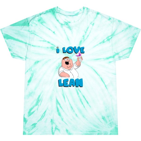 I Love Lean Peter Griffin Family Guy Funny Tie Dye T Shirts-image