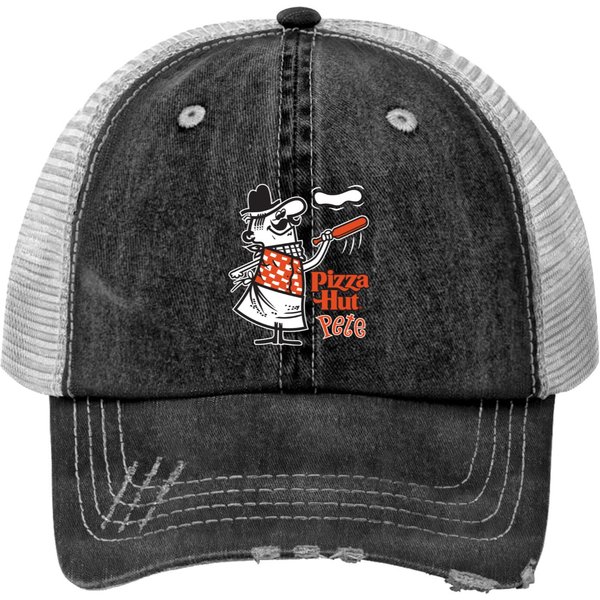 Pizza Hut Pete Print Trucker Hats-image