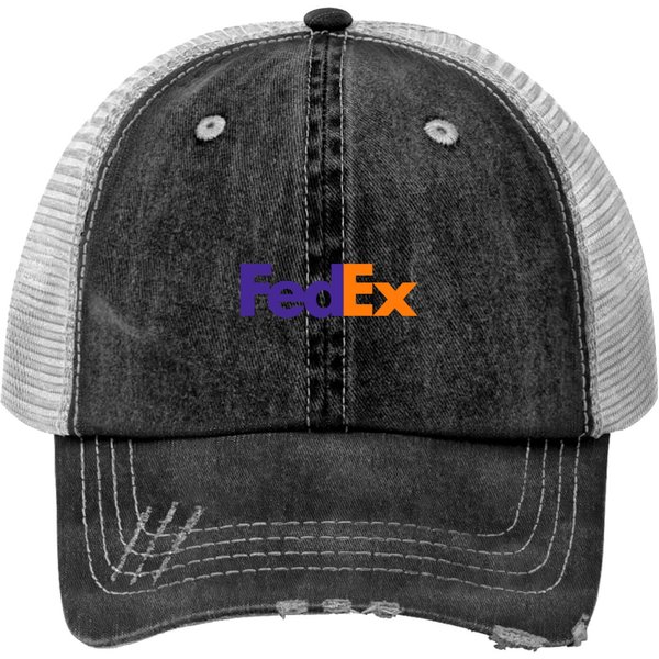 Fedex Logo Trucker Hats-image