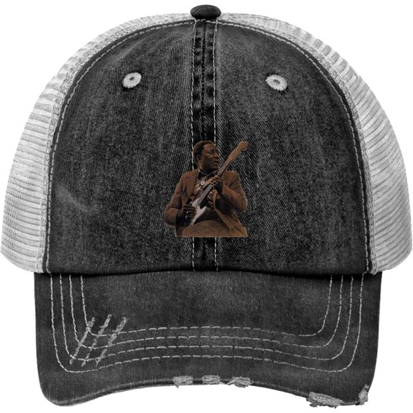 Blues Man Trucker Hats-image