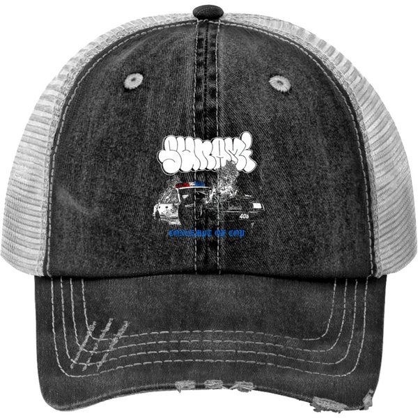 Sunami Contempt Burn Car Trucker Hats-image