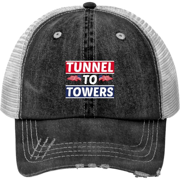 Fireman Firefighter Tunnel To Towers For Firefighter Fireman Firemen Trucker Hats-image