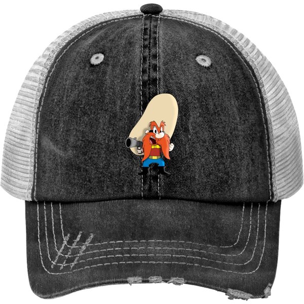 Yosemite Sam Print Trucker Hats-image