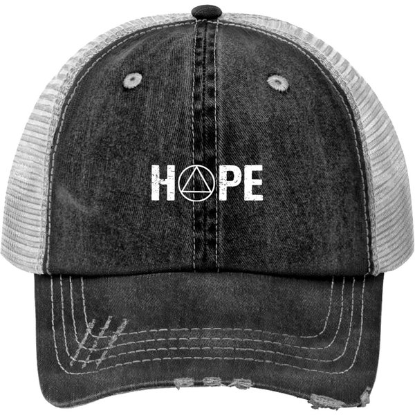 Support Sobriety Hope Recovery Alcoholic Sober Aa Trucker Hats-image