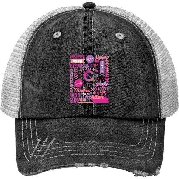 Cravity Collage - Cravity - Print Trucker Hat-image