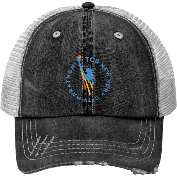 New York City Marathon Print Trucker Hats-image
