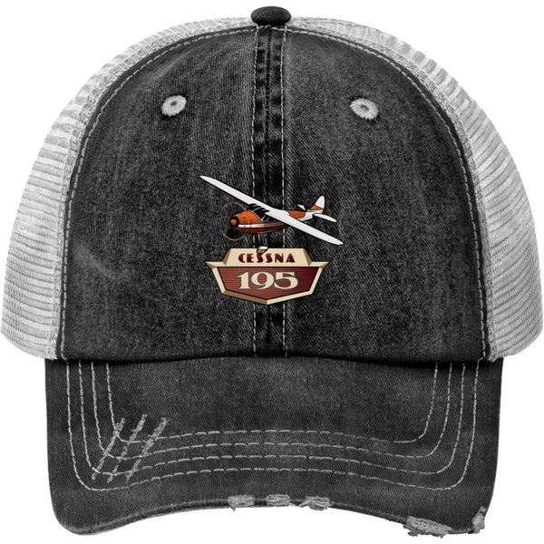 Cessna 195 Print Trucker Hat-image