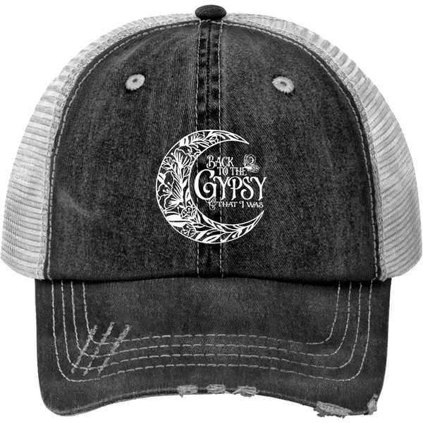 Back To The Gypsy That I Was Print Trucker Hats, Stevie Nicks Print Trucker Hats-image