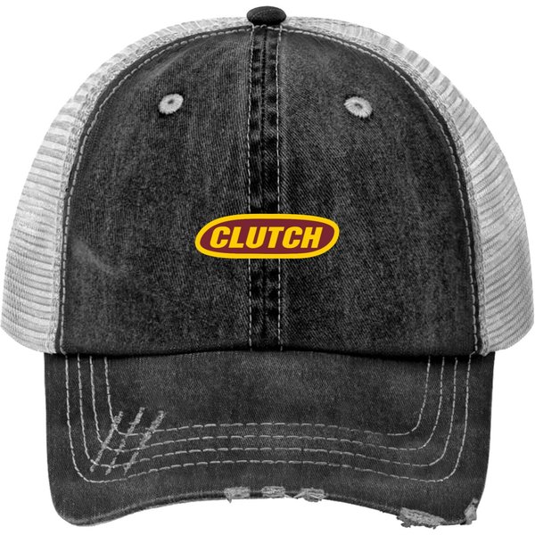 Clutch Band Logo Trucker Hat - Vintage Rock Music Apparel-image