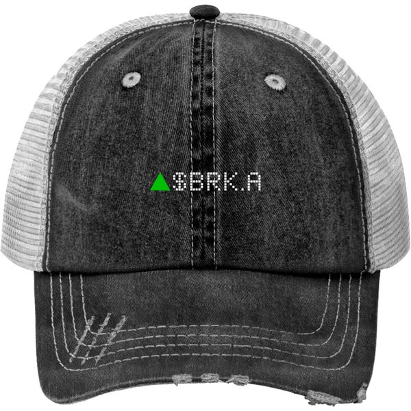 Berkshire Hathaway Inc. Class A Stock Ticker Green - White Font | Active Trucker Hats-image