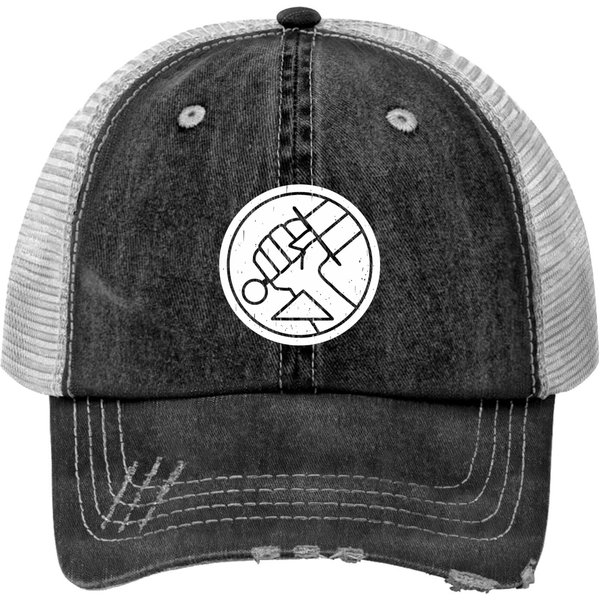 Bprd Logo Print Trucker Hats-image