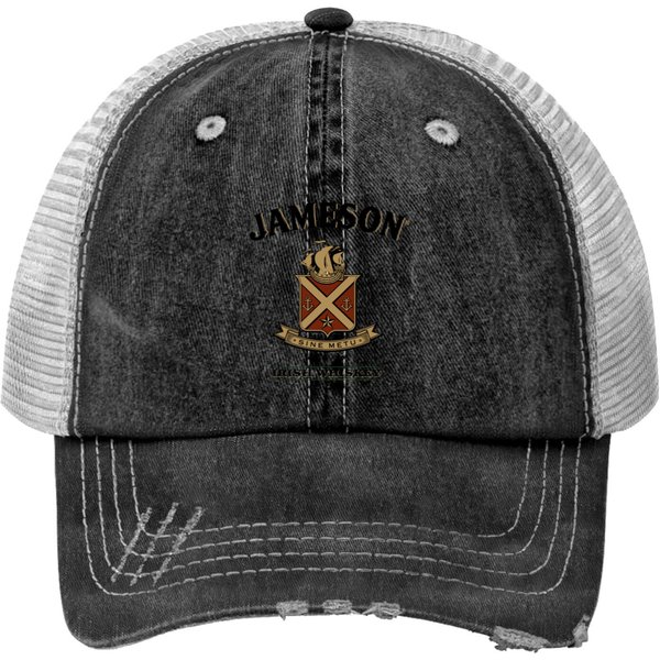 Dsfasdatyr _Lt_Lt_Gt_Gt_ Jameson Irish Whiskey Print Trucker Hat-image