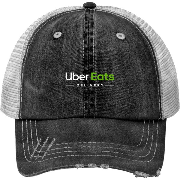 Uber Eats Delivery Classic Pickup Driver Logo Icon Trucker Hats-image