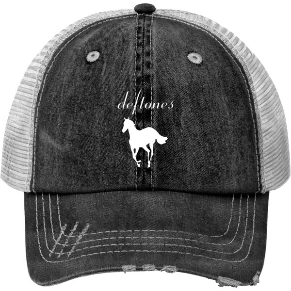 Deftone,Deftone Band,Deftone Music,Deftone Logo Print Trucker Hats-image