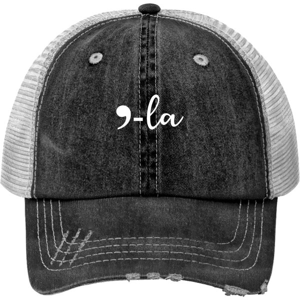 Comma-La Trucker Hats, Kamala Harris Trucker Hats, Biden Harris 2024, Kamala For The People, Vice President-image