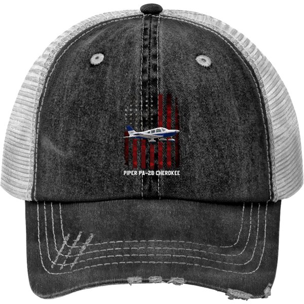 Piper Pa28 Cherokee Piper Pa28140 Trucker Hats-image