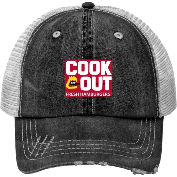 Cookout Logo Print Trucker Hats-image