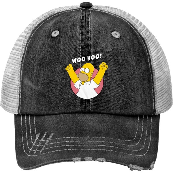 The Simpsons Homer Woo, The Simpsons Luxury Print Trucker Hats-image