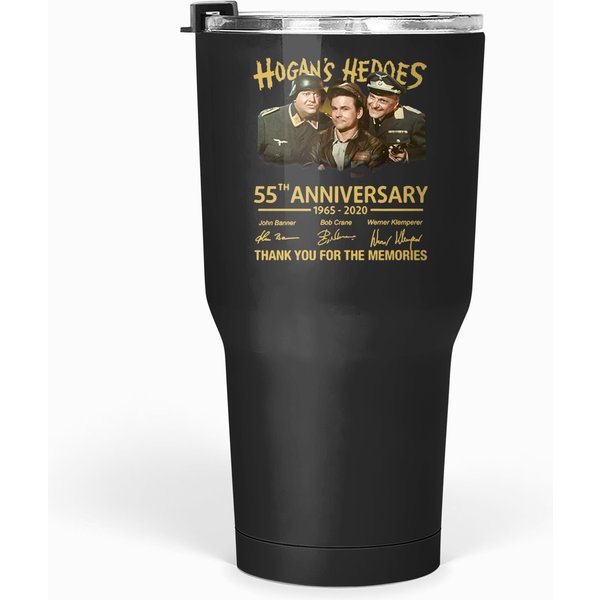 Hogans Heroes Tv Sitcom 55th Anniversary 19652020 Signature Ao Den Tumblers 30 Oz