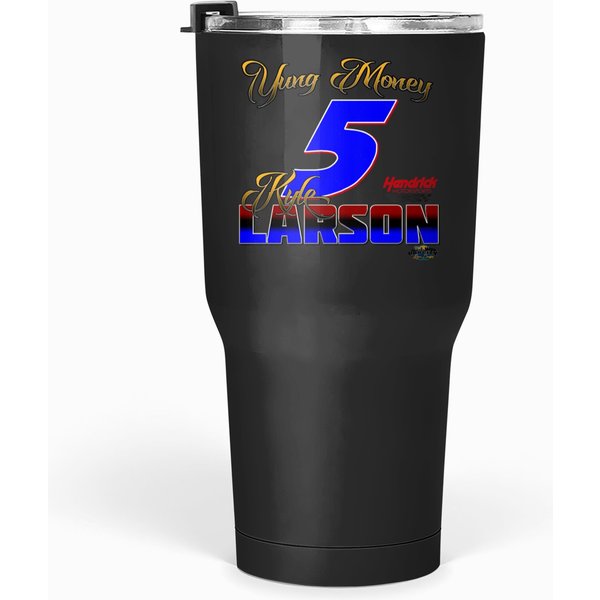 Kyle Larson Yung Money Gold Edition Tumblers 30 Oz-image