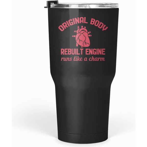 Funny Open Heart Bypass Surgery Recovery Get Well Gift T Tumblers 30 Oz-image