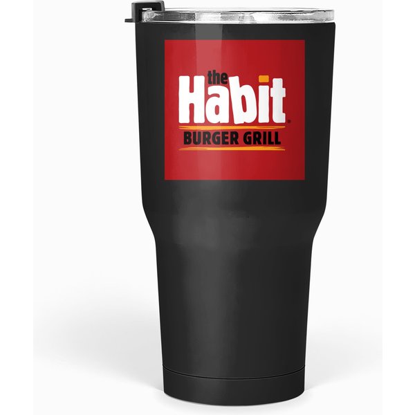 The Habit Burger Grill Restaurant Logo Tumblers 30 Oz