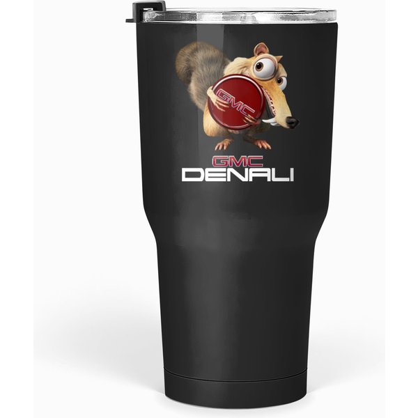 Scrat Hugs The Gmc Denali Logo. Tumblers 30 Oz-image