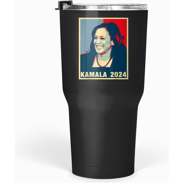 Kamala Harris For President 2024 Madam Vice President Tumblers 30 Oz-image